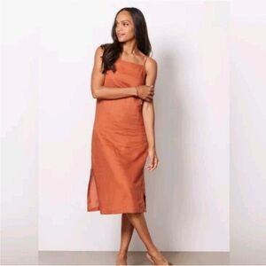RAILS Demi Henna Linen Dress Medium